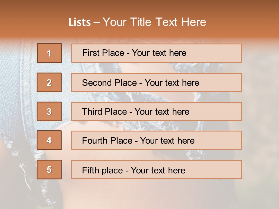 Stripper Ripped Black PowerPoint Template