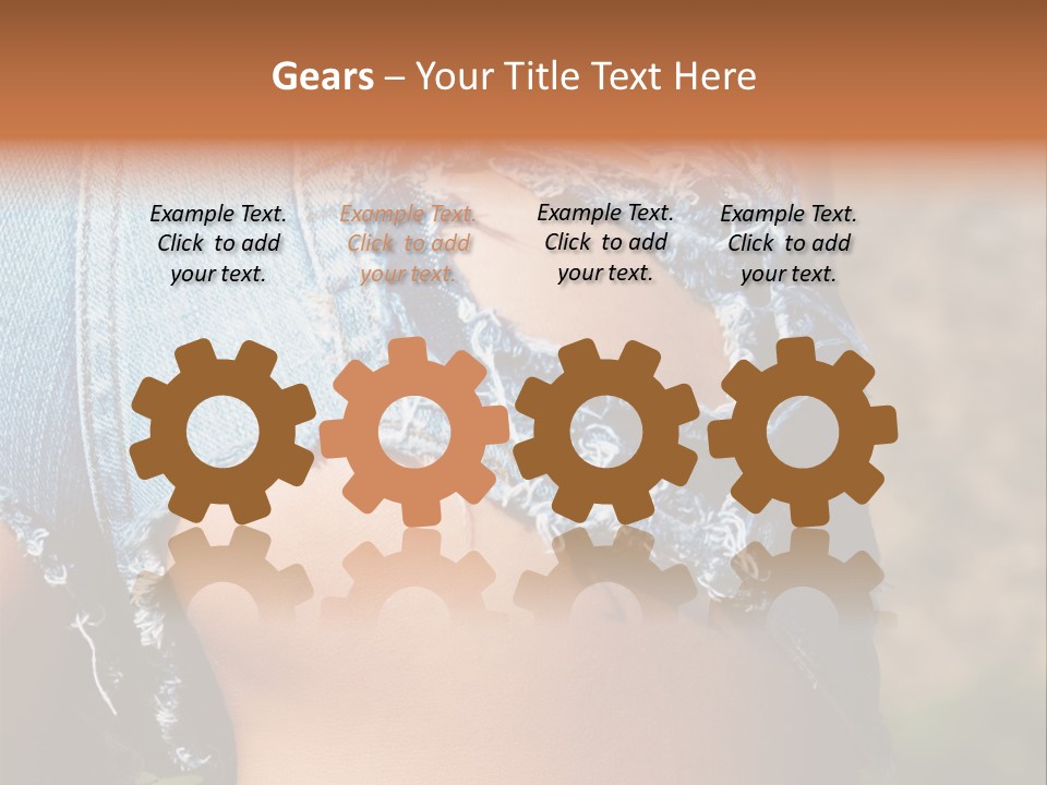 Stripper Ripped Black PowerPoint Template