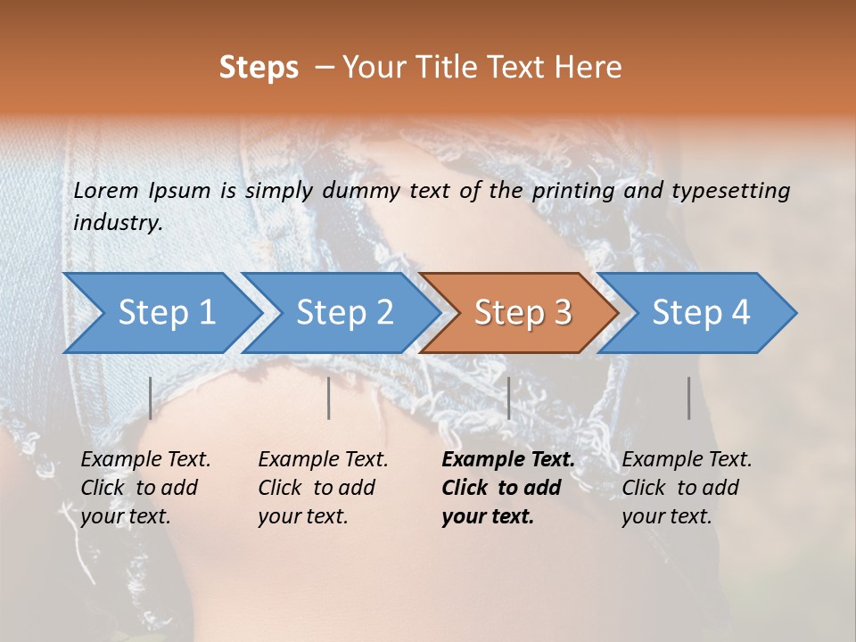 Stripper Ripped Black PowerPoint Template