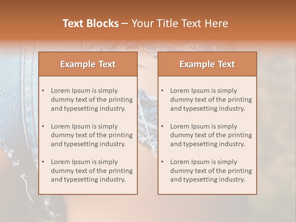 Stripper Ripped Black PowerPoint Template