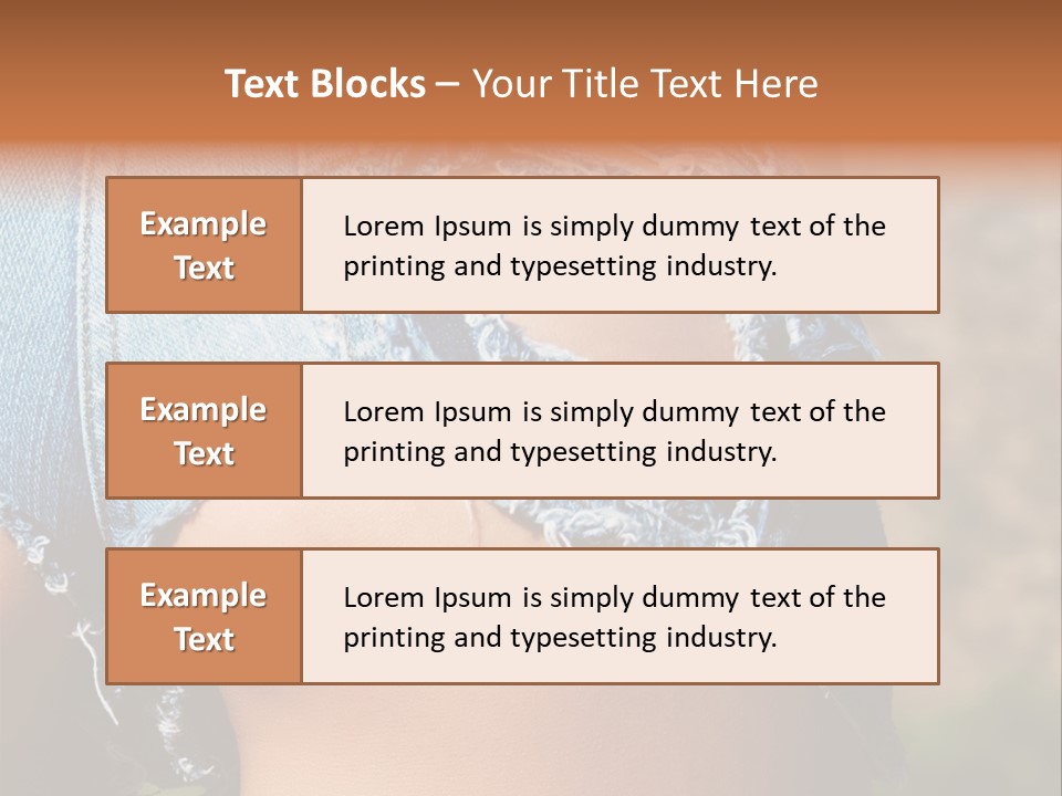 Stripper Ripped Black PowerPoint Template