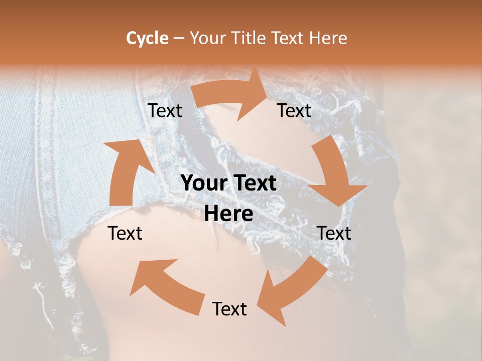 Stripper Ripped Black PowerPoint Template