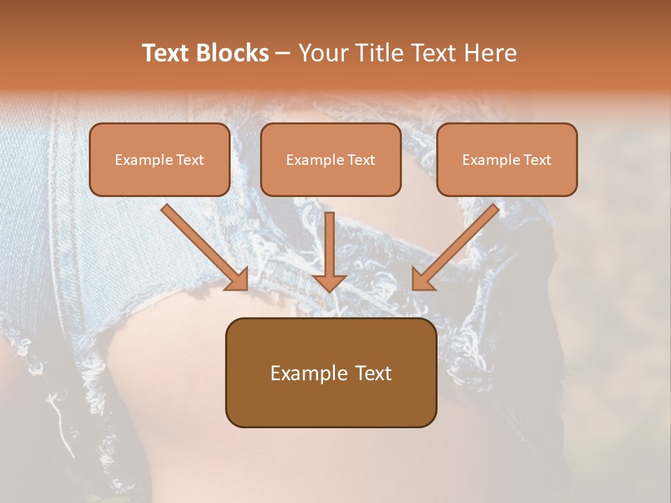 Stripper Ripped Black PowerPoint Template