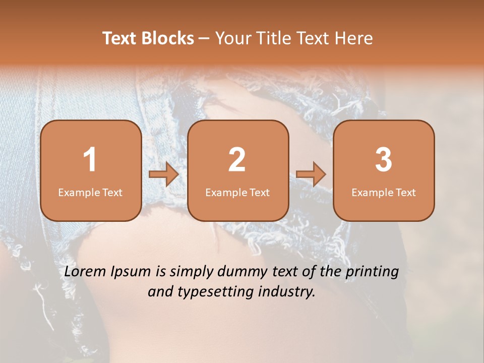 Stripper Ripped Black PowerPoint Template