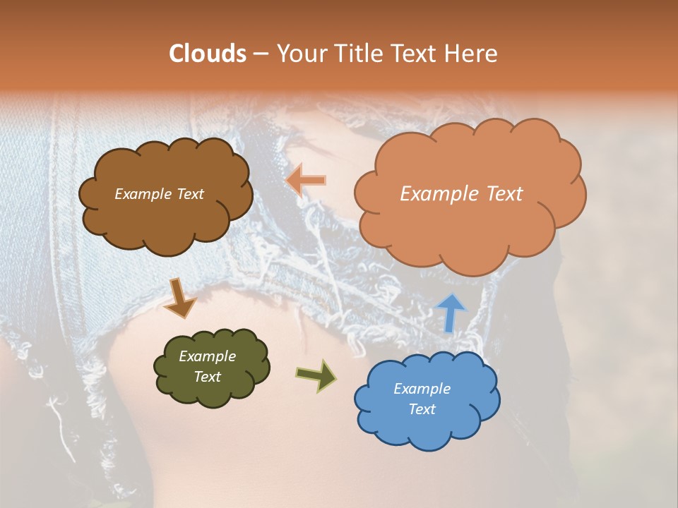 Stripper Ripped Black PowerPoint Template