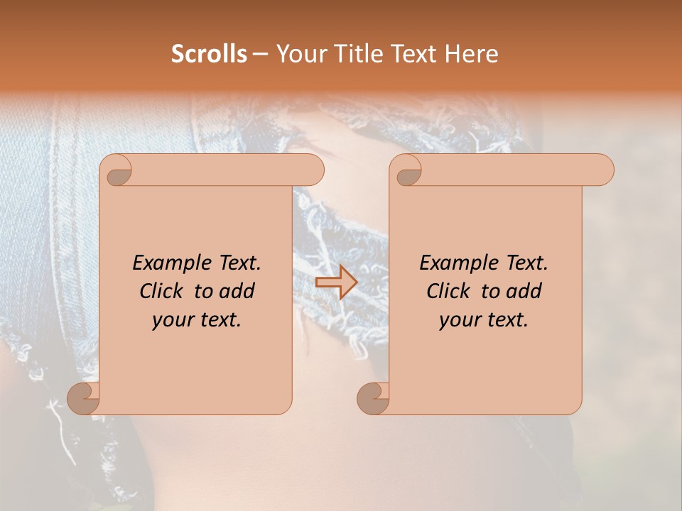 Stripper Ripped Black PowerPoint Template