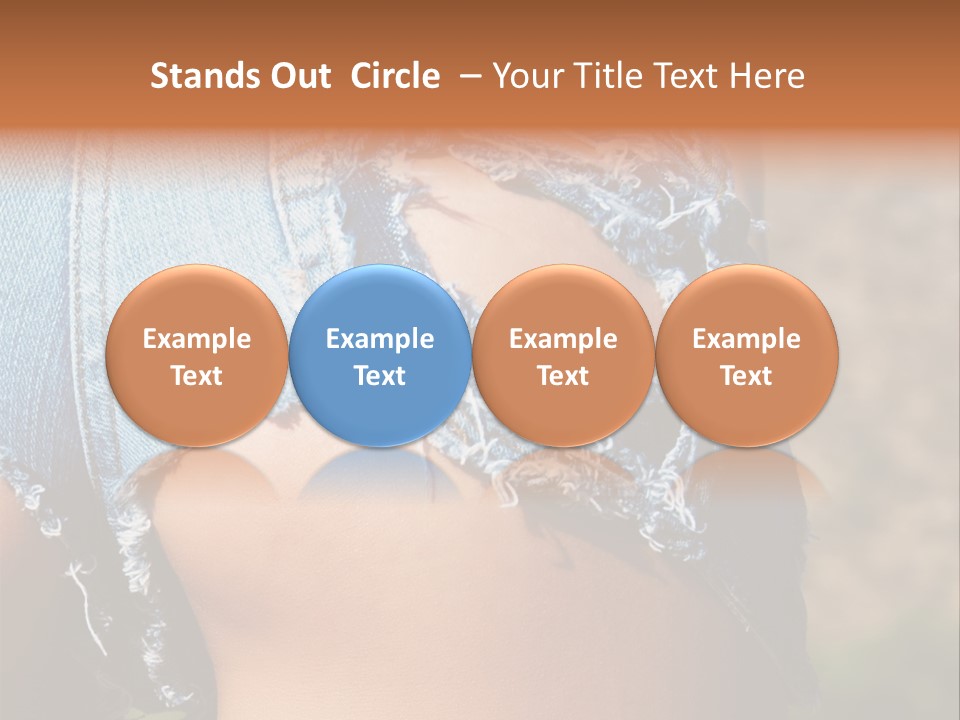 Stripper Ripped Black PowerPoint Template