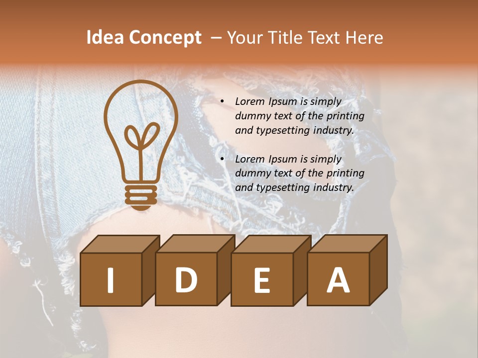 Stripper Ripped Black PowerPoint Template