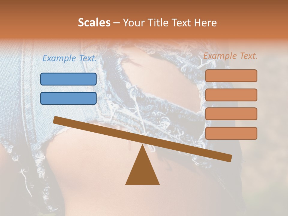 Stripper Ripped Black PowerPoint Template