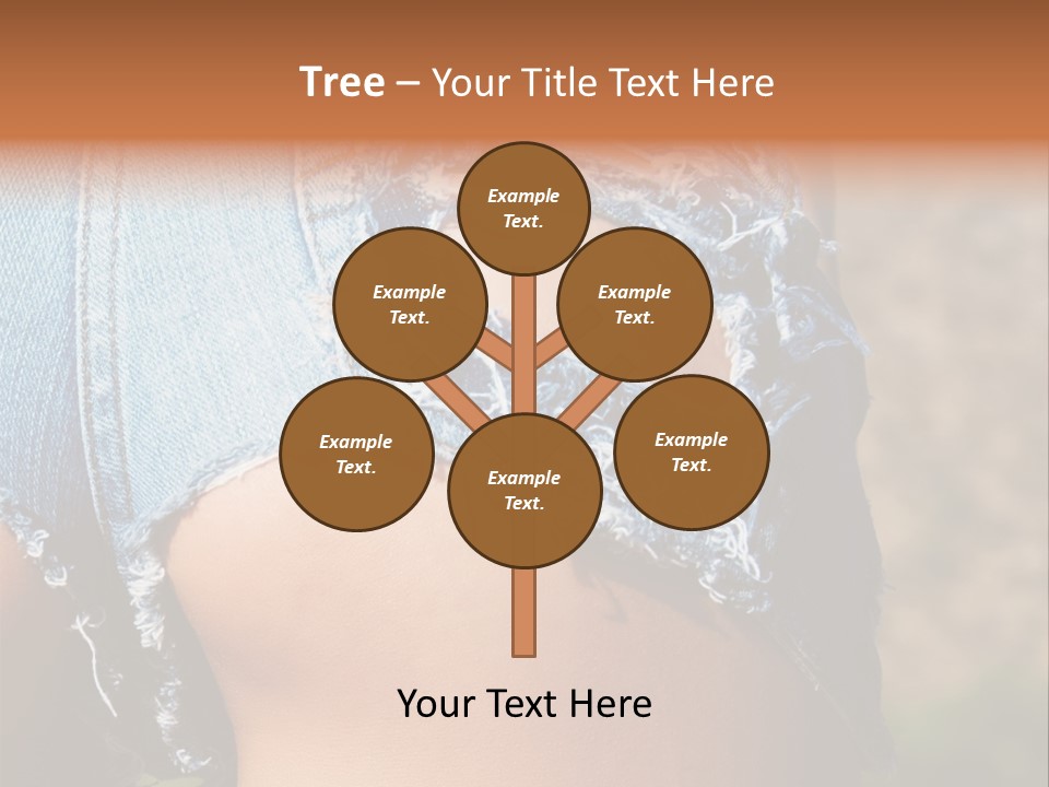 Stripper Ripped Black PowerPoint Template