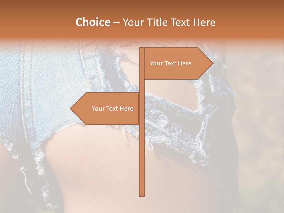 Stripper Ripped Black PowerPoint Template