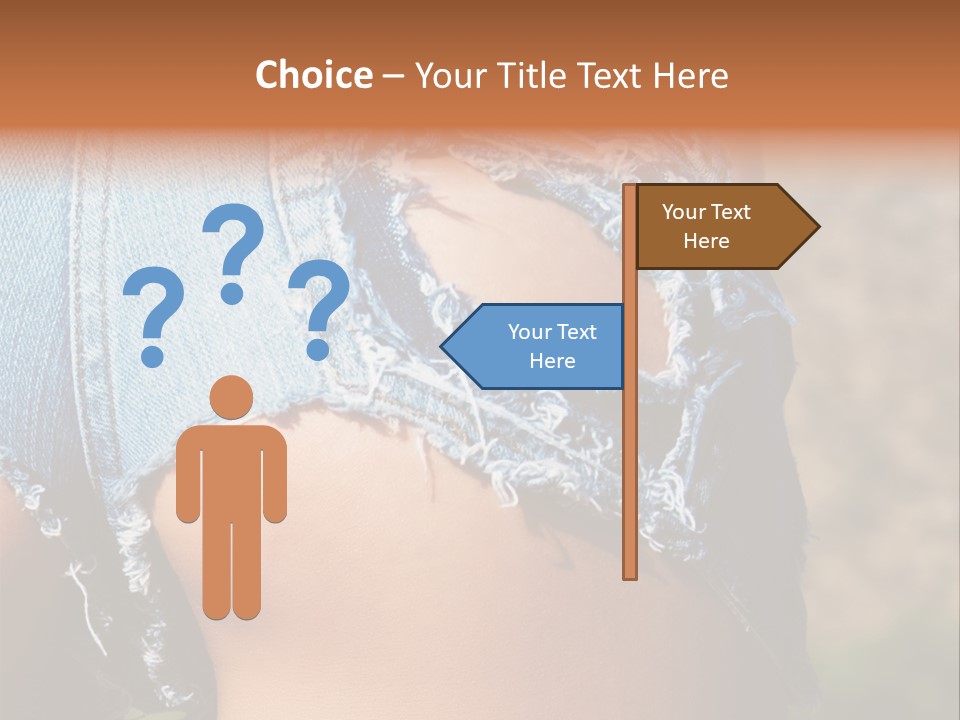Stripper Ripped Black PowerPoint Template
