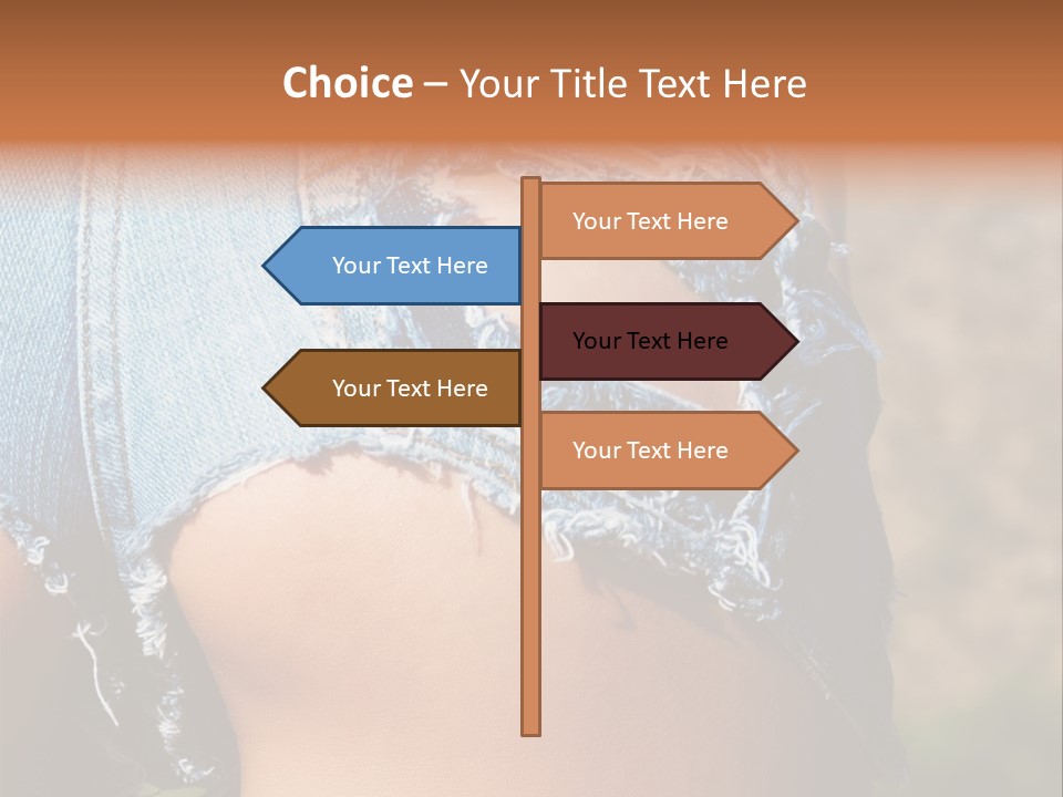 Stripper Ripped Black PowerPoint Template