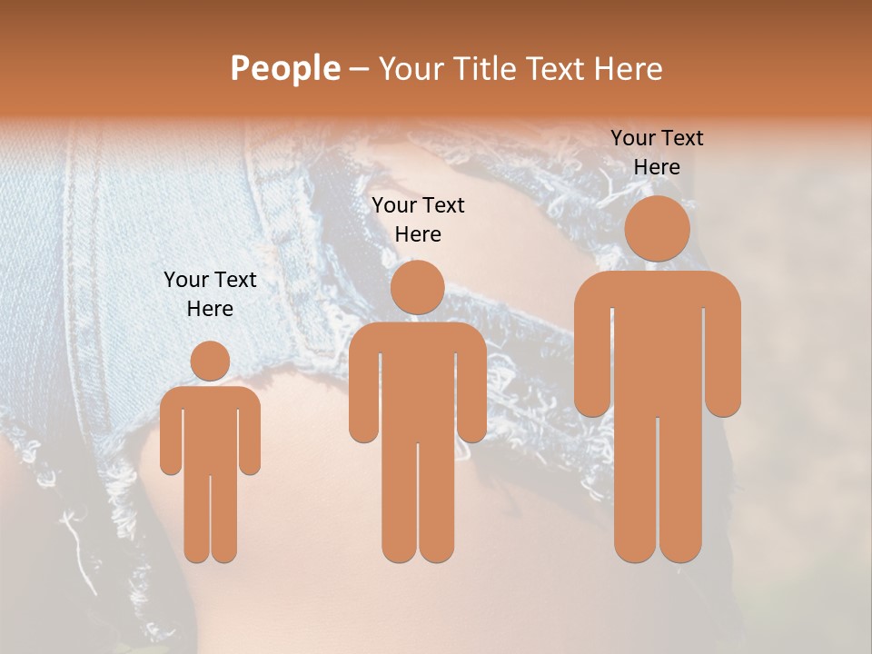 Stripper Ripped Black PowerPoint Template