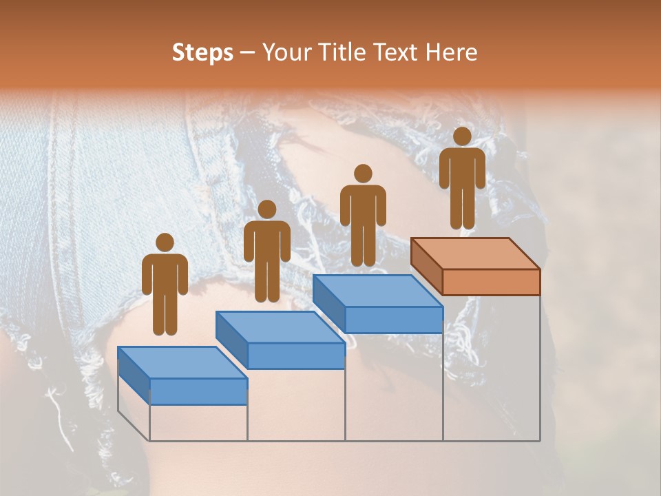 Stripper Ripped Black PowerPoint Template