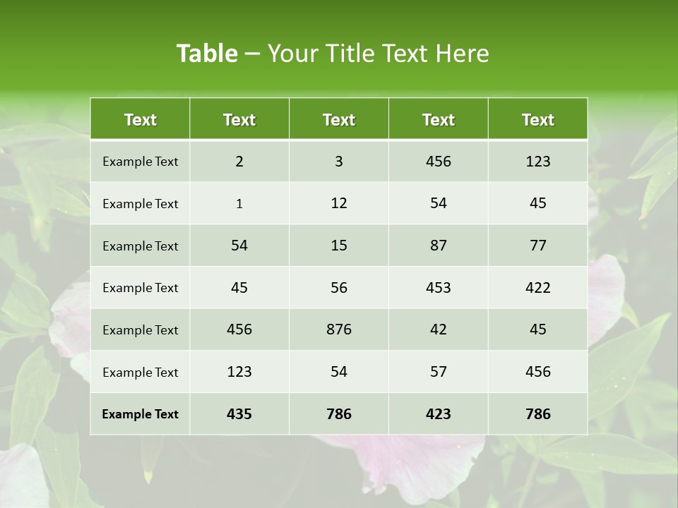 Colorful Blooming Pink PowerPoint Template