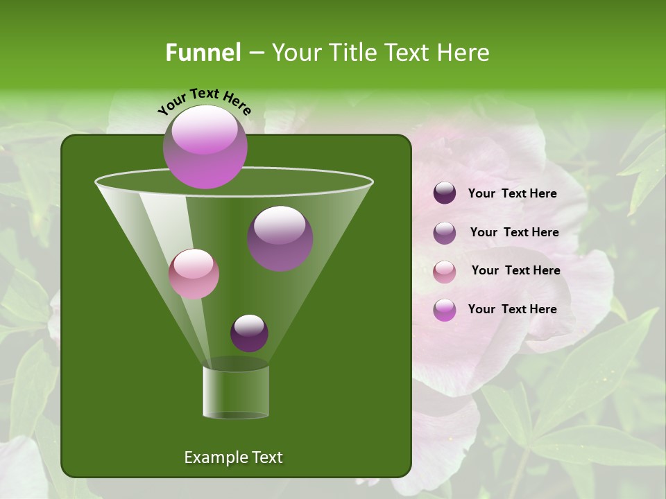 Colorful Blooming Pink PowerPoint Template