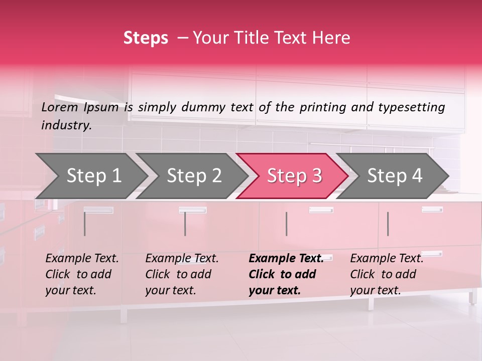 Floor Cabinet Metal PowerPoint Template