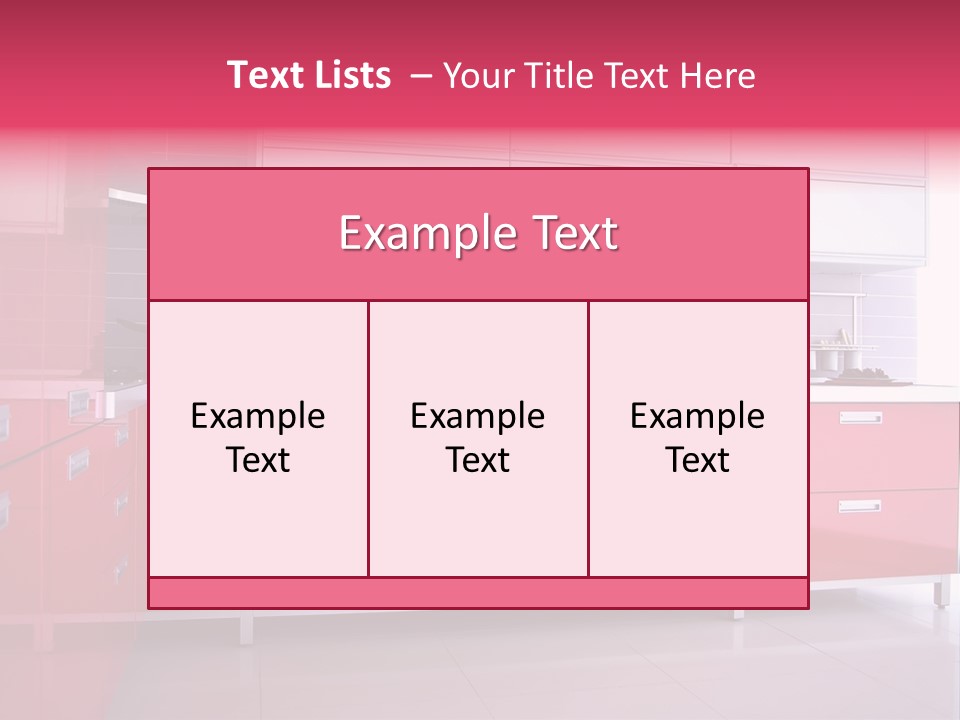 Floor Cabinet Metal PowerPoint Template