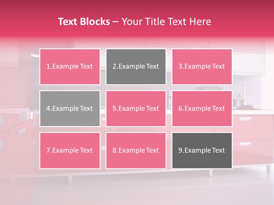 Floor Cabinet Metal PowerPoint Template