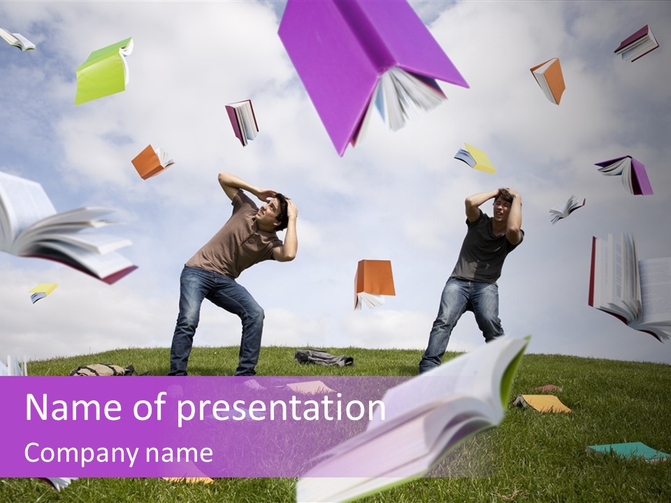 Flying Shout University PowerPoint Template