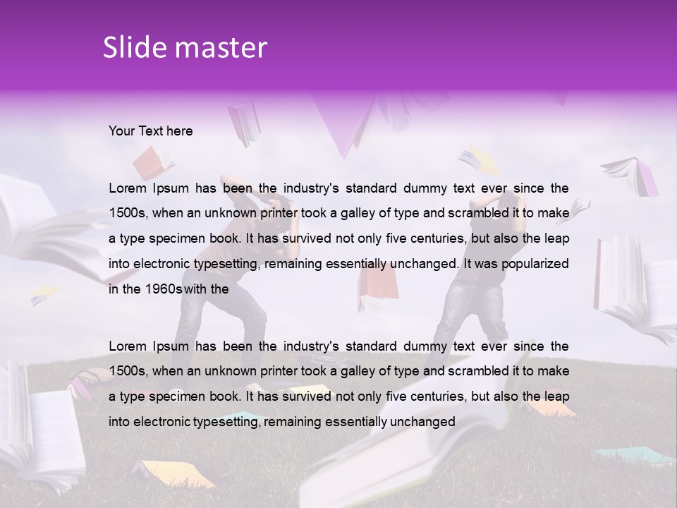 Flying Shout University PowerPoint Template