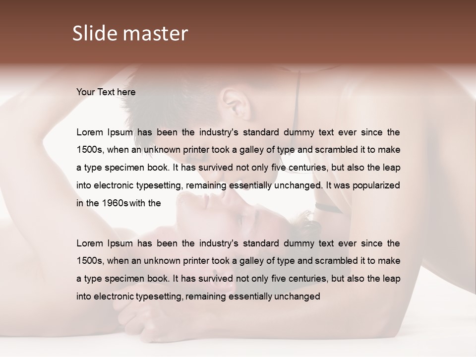 Sensuality Concepts Care PowerPoint Template