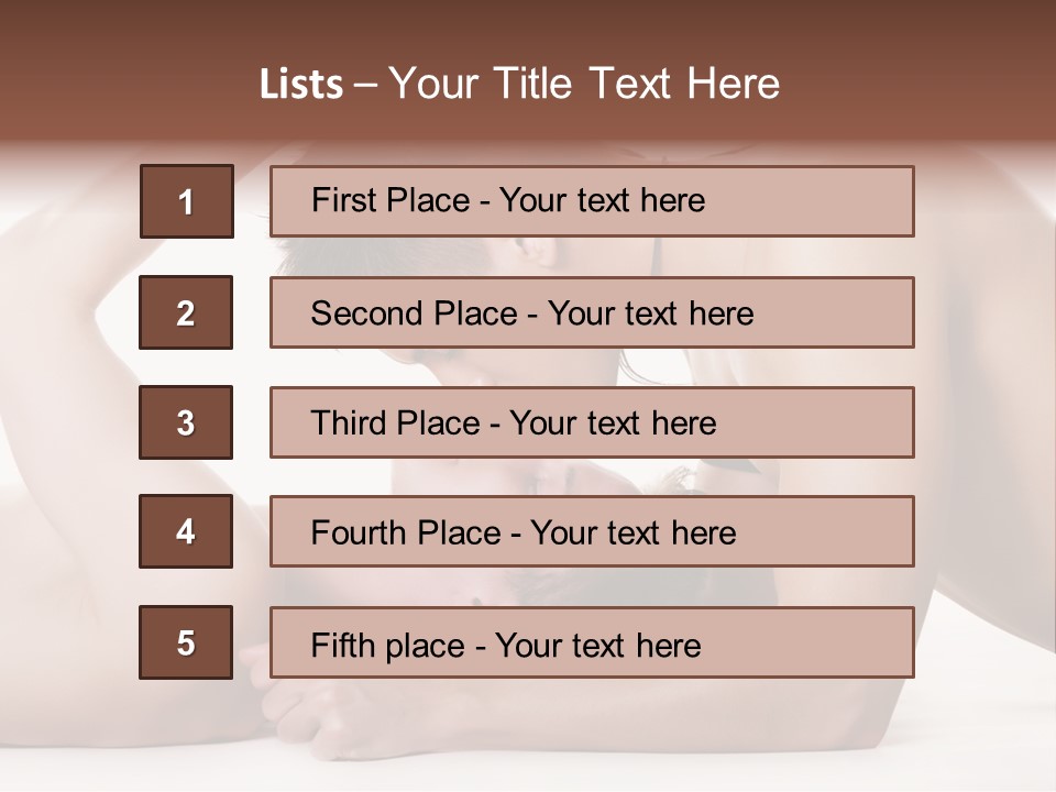 Sensuality Concepts Care PowerPoint Template