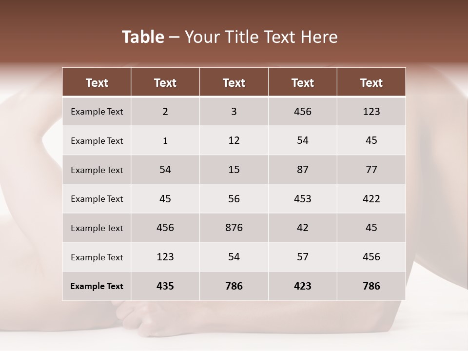 Sensuality Concepts Care PowerPoint Template