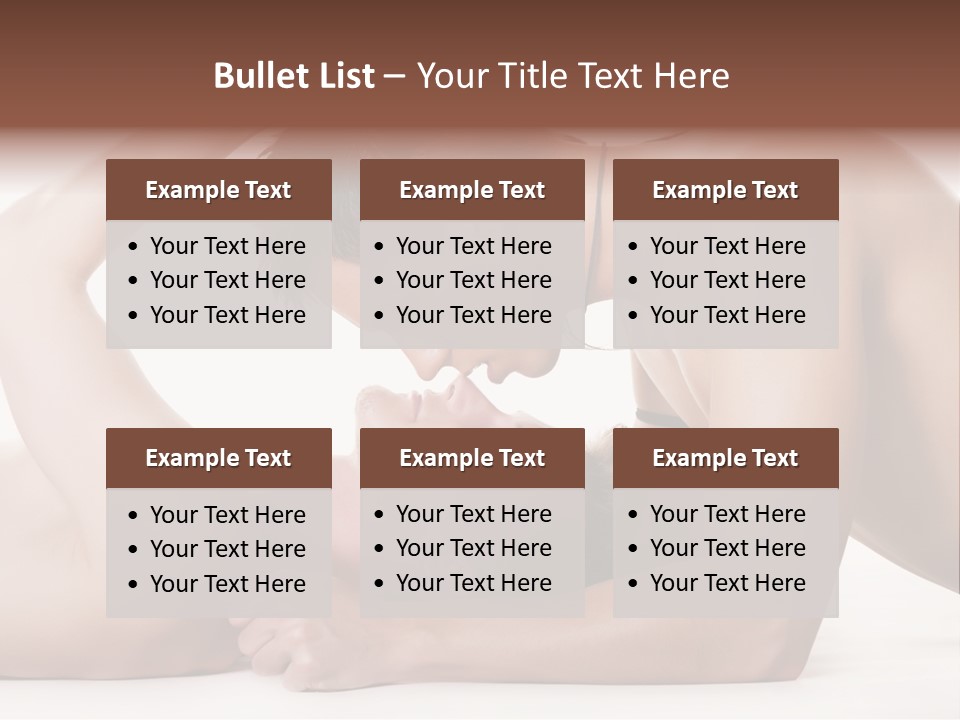 Sensuality Concepts Care PowerPoint Template