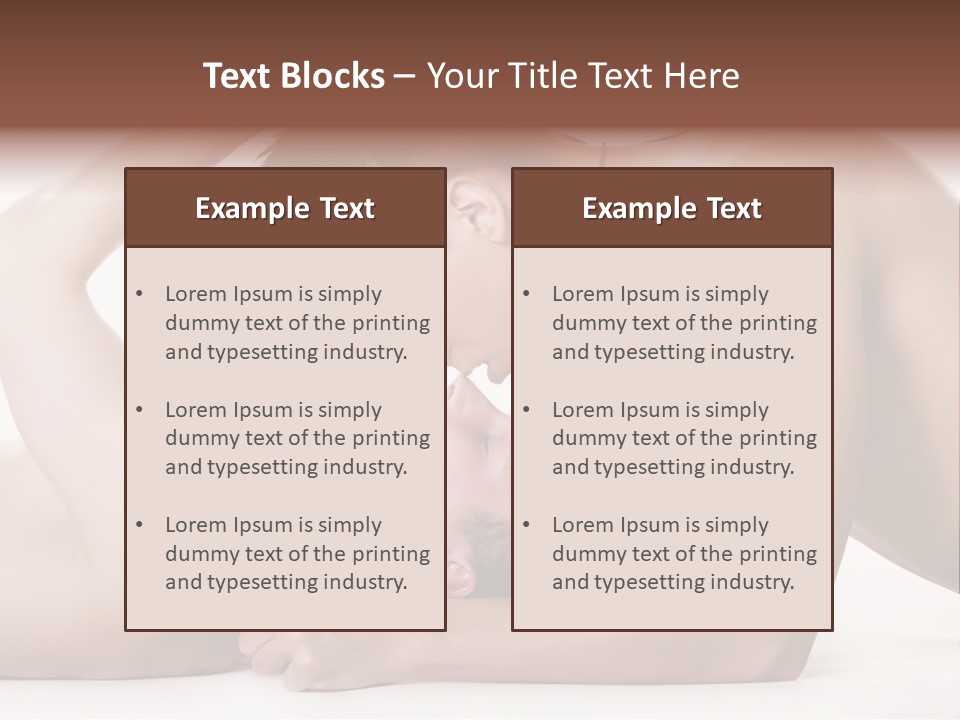 Sensuality Concepts Care PowerPoint Template