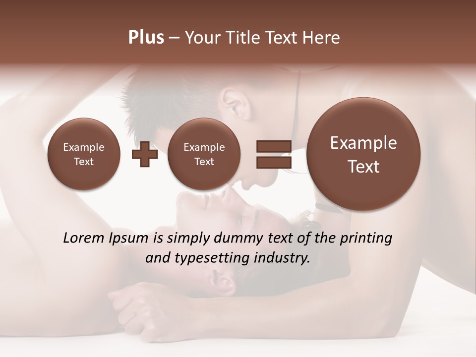 Sensuality Concepts Care PowerPoint Template