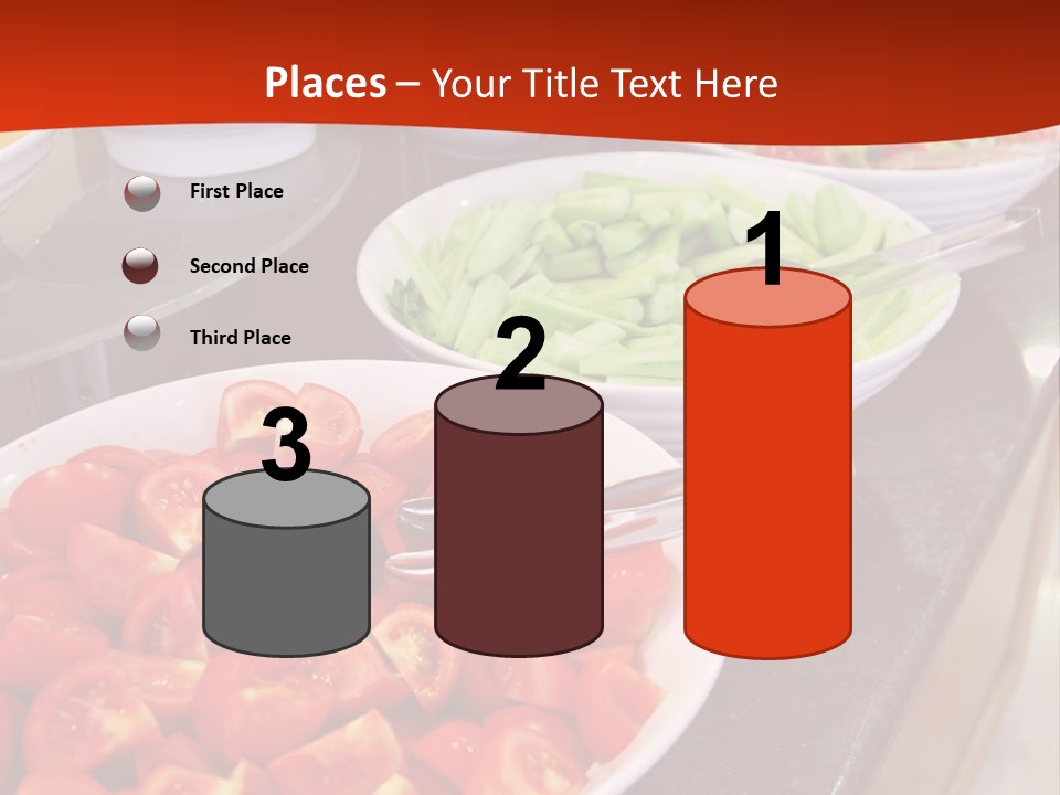 Salad Restaurant Vegetable PowerPoint Template