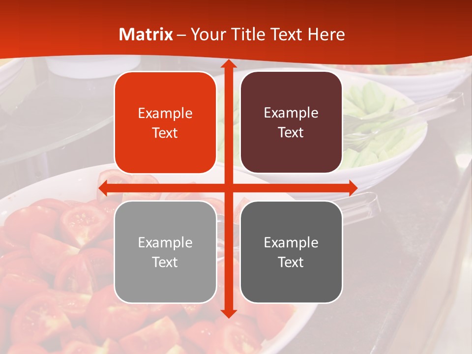 Salad Restaurant Vegetable PowerPoint Template