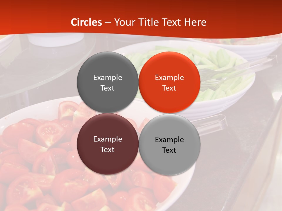 Salad Restaurant Vegetable PowerPoint Template