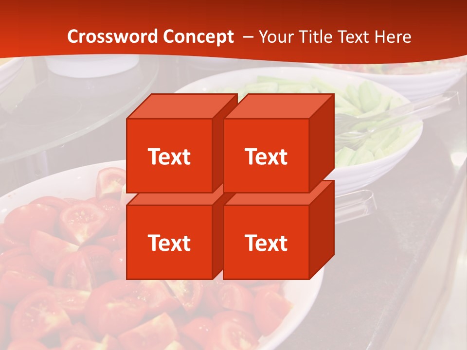 Salad Restaurant Vegetable PowerPoint Template