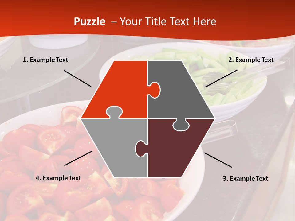 Salad Restaurant Vegetable PowerPoint Template