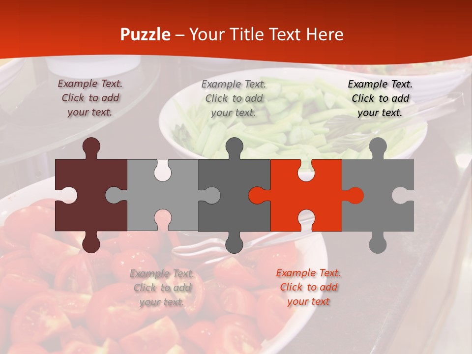 Salad Restaurant Vegetable PowerPoint Template