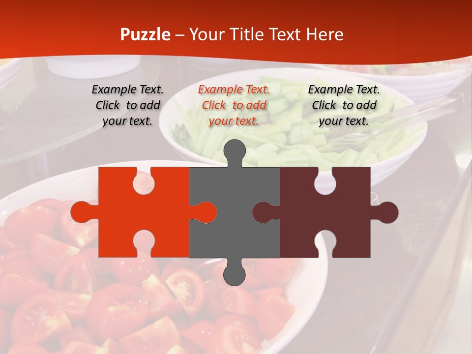 Salad Restaurant Vegetable PowerPoint Template