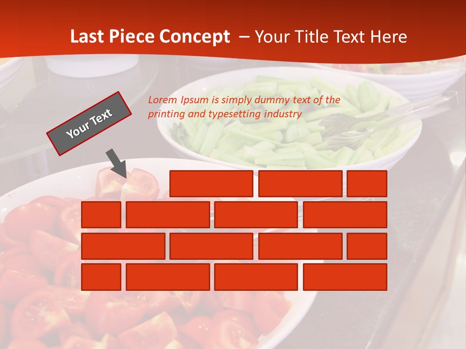 Salad Restaurant Vegetable PowerPoint Template
