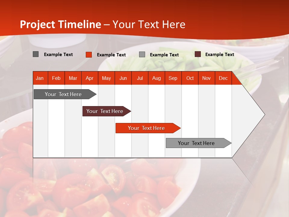 Salad Restaurant Vegetable PowerPoint Template