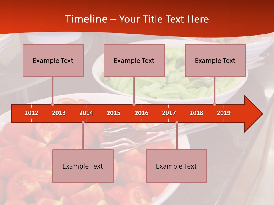 Salad Restaurant Vegetable PowerPoint Template