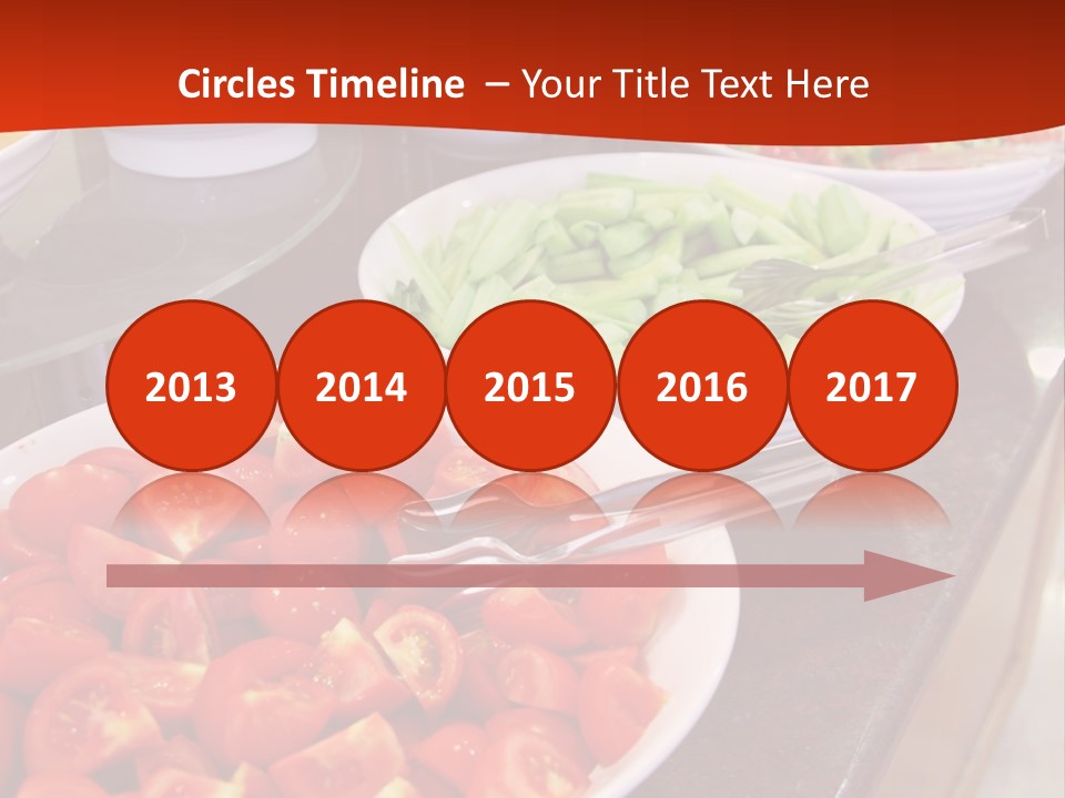 Salad Restaurant Vegetable PowerPoint Template