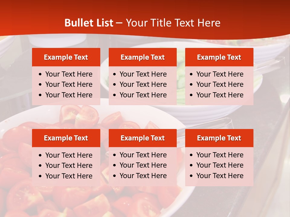 Salad Restaurant Vegetable PowerPoint Template