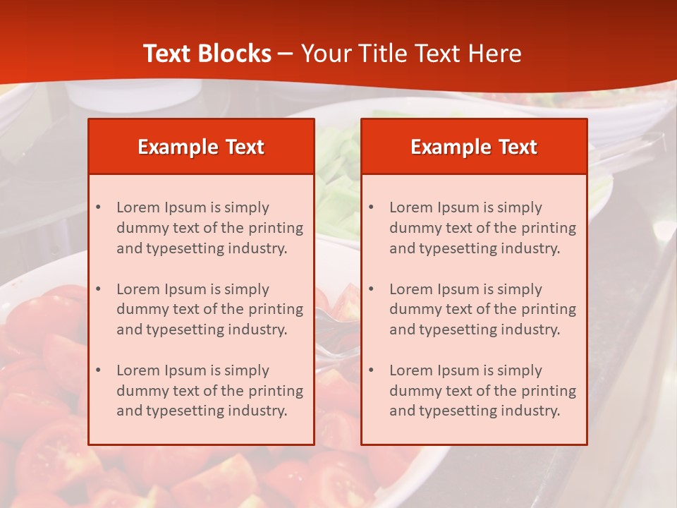 Salad Restaurant Vegetable PowerPoint Template