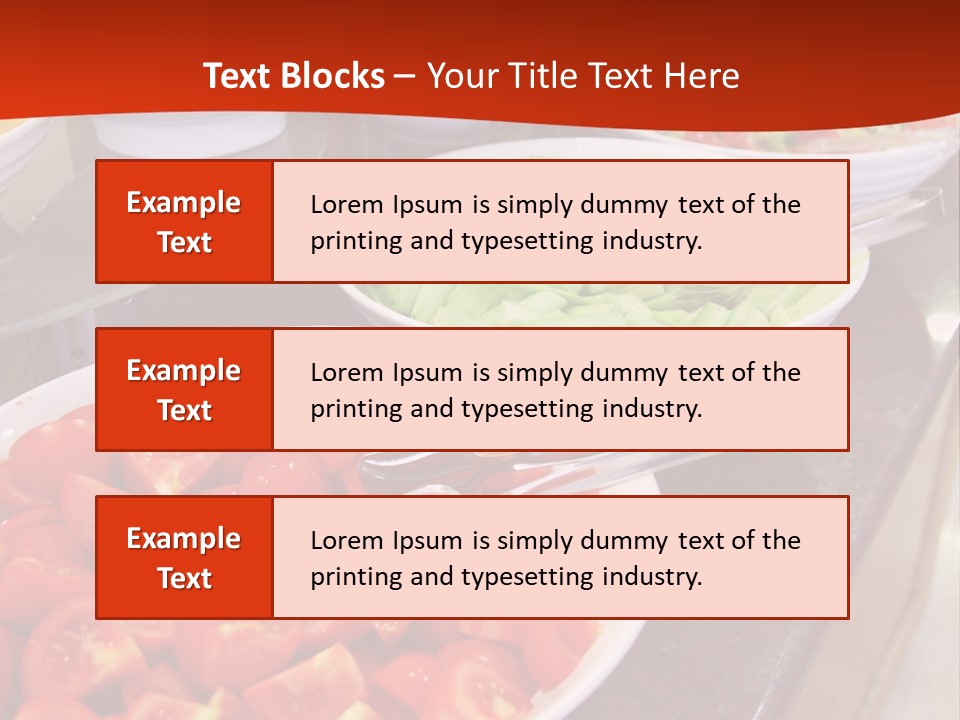 Salad Restaurant Vegetable PowerPoint Template