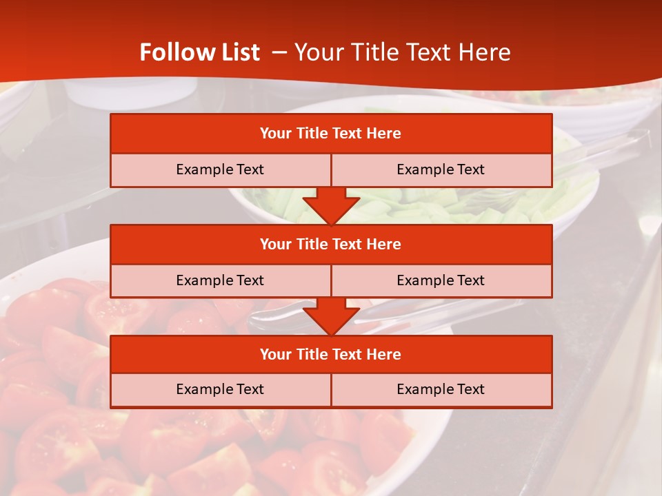 Salad Restaurant Vegetable PowerPoint Template