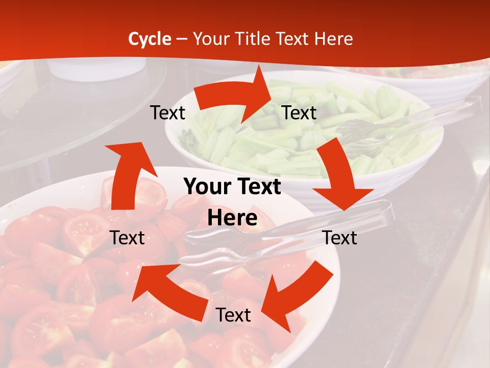 Salad Restaurant Vegetable PowerPoint Template