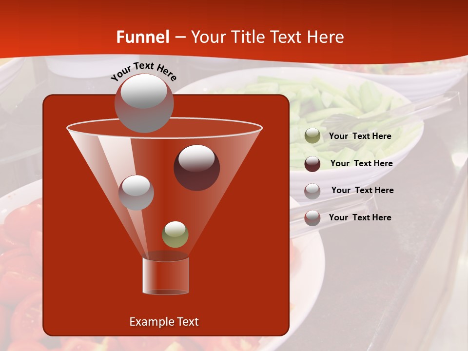 Salad Restaurant Vegetable PowerPoint Template