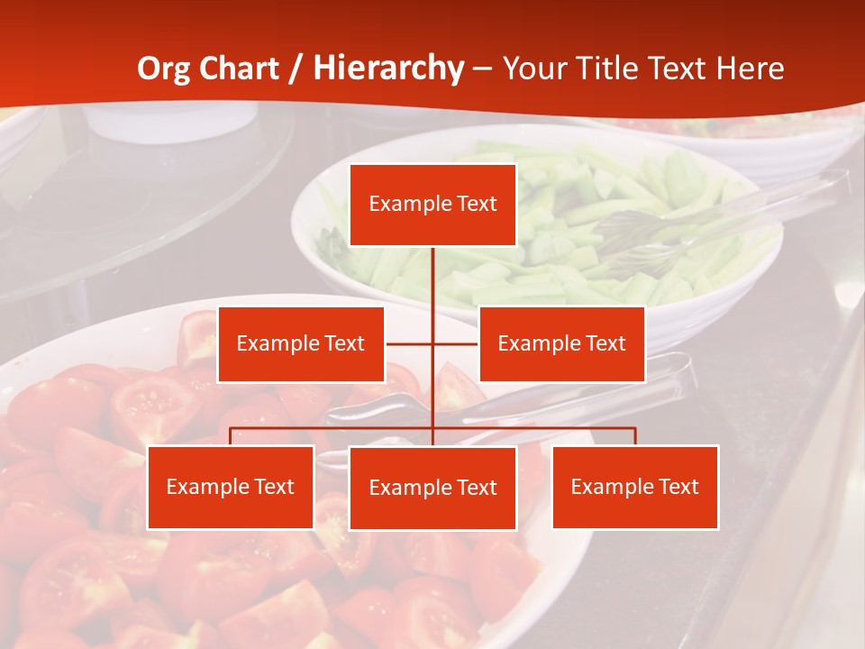 Salad Restaurant Vegetable PowerPoint Template